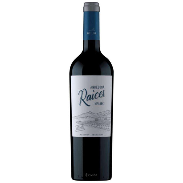 Andeluna Raices Malbec Red Wine Bottle   