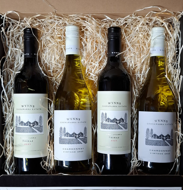 Yuletide Quartet: Wynns Shiraz & Chardonnay Four Pack