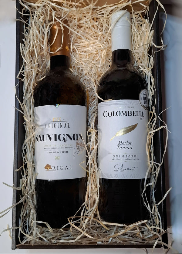 Merry & Bright Bottles: Rigal Sauvignon & Colombelle Rouge Twin Pack